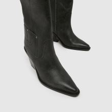schuh Dusk Leather Knee High in Black schuh Dusk Leather Knee High,3 of 4