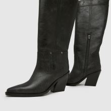 schuh Dusk Leather Knee High in Black schuh Dusk Leather Knee High,4 of 4