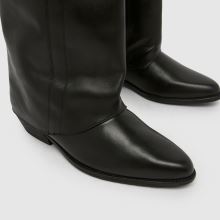 Damen schuh Schwarz Dawn Leather Skirt Boots schuh Dawn Leather Skirt,3 von 4