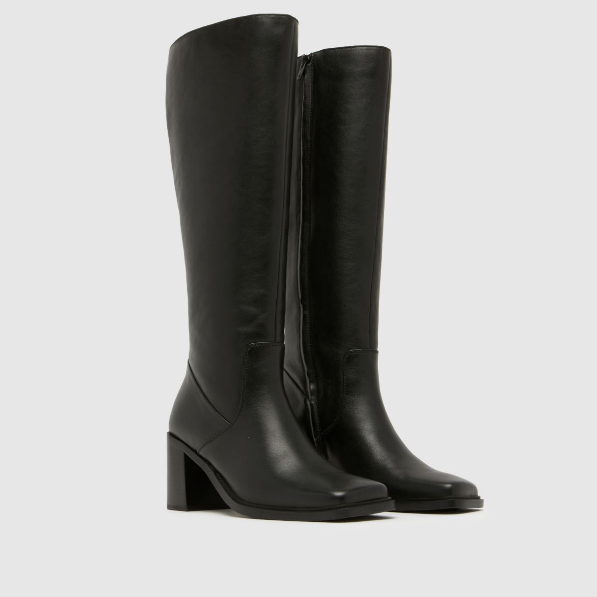schuh Delight Leather Knee in Black schuh Delight Leather Knee 3