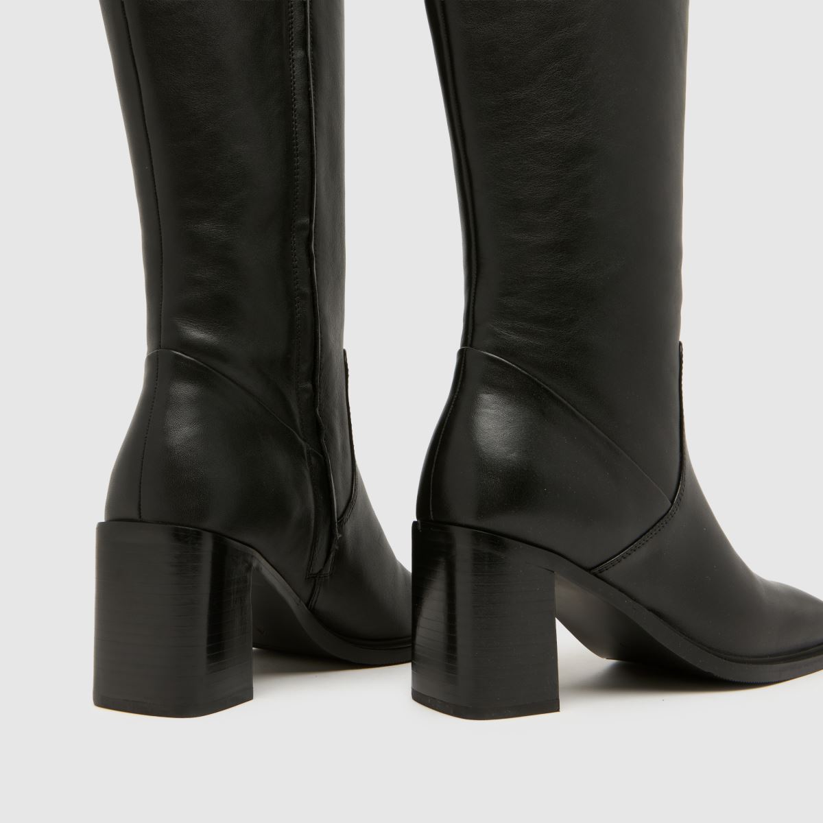 schuh Delight Leather Knee in Black schuh Delight Leather Knee 7