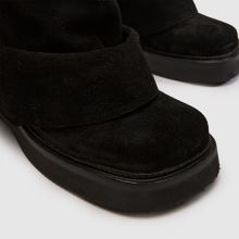 schuh Denim Suede Buckle Skirt in Black schuh Denim Suede Buckle Skirt,3 of 4