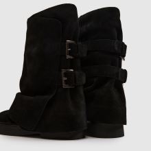 schuh Denim Suede Buckle Skirt in Black schuh Denim Suede Buckle Skirt,4 of 4