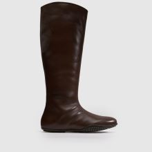 schuh Dahlia Leather Sporty Knee in Brown schuh Dahlia Leather Sporty Knee,1 of 4