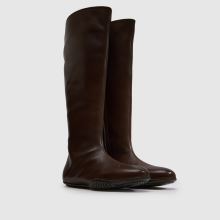 schuh Dahlia Leather Sporty Knee in Brown schuh Dahlia Leather Sporty Knee,2 of 4