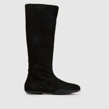 schuh Dahlia Suede Sporty Knee in Black schuh Dahlia Suede Sporty Knee,1 of 4