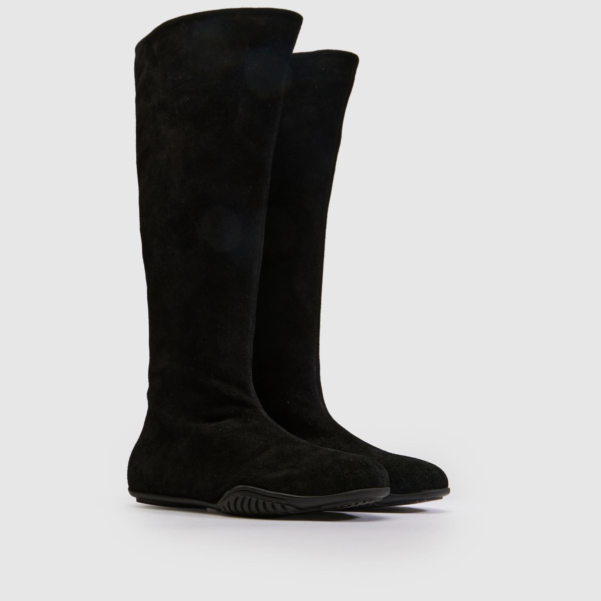 schuh Dahlia Suede Sporty Knee in Black schuh Dahlia Suede Sporty Knee 3