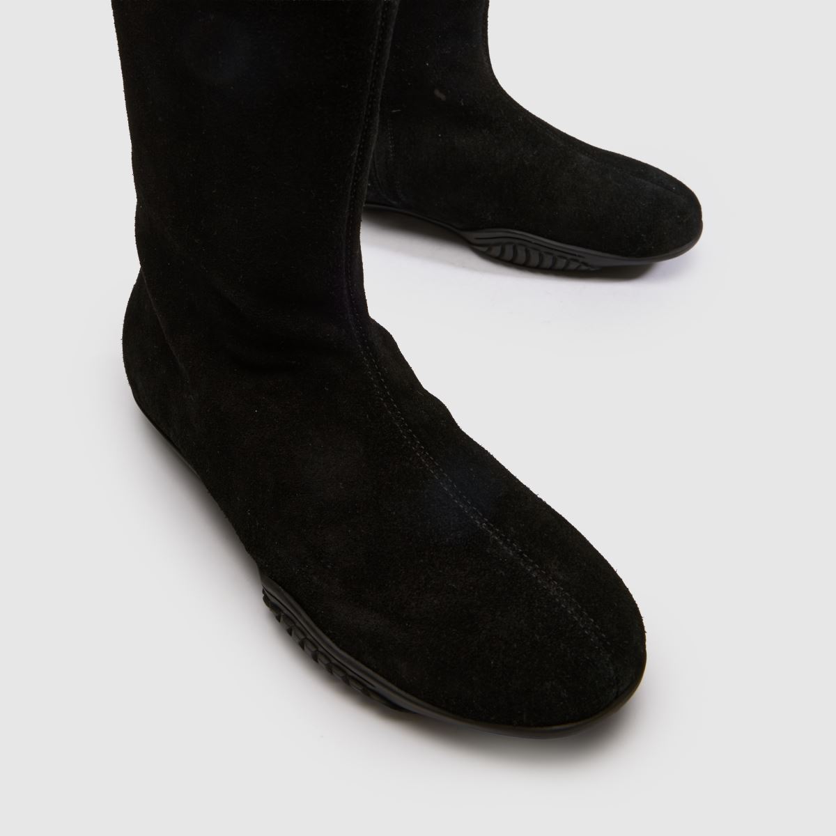 schuh Dahlia Suede Sporty Knee in Black schuh Dahlia Suede Sporty Knee 4