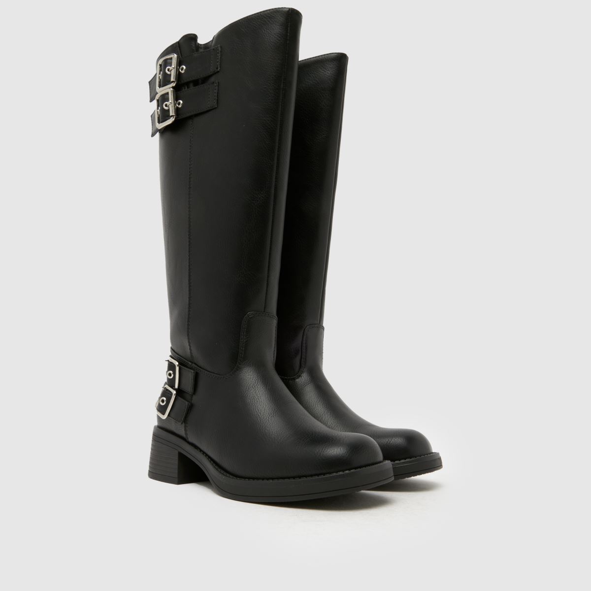 schuh Disk Buckle Biker in Black schuh Disk Buckle Biker 3
