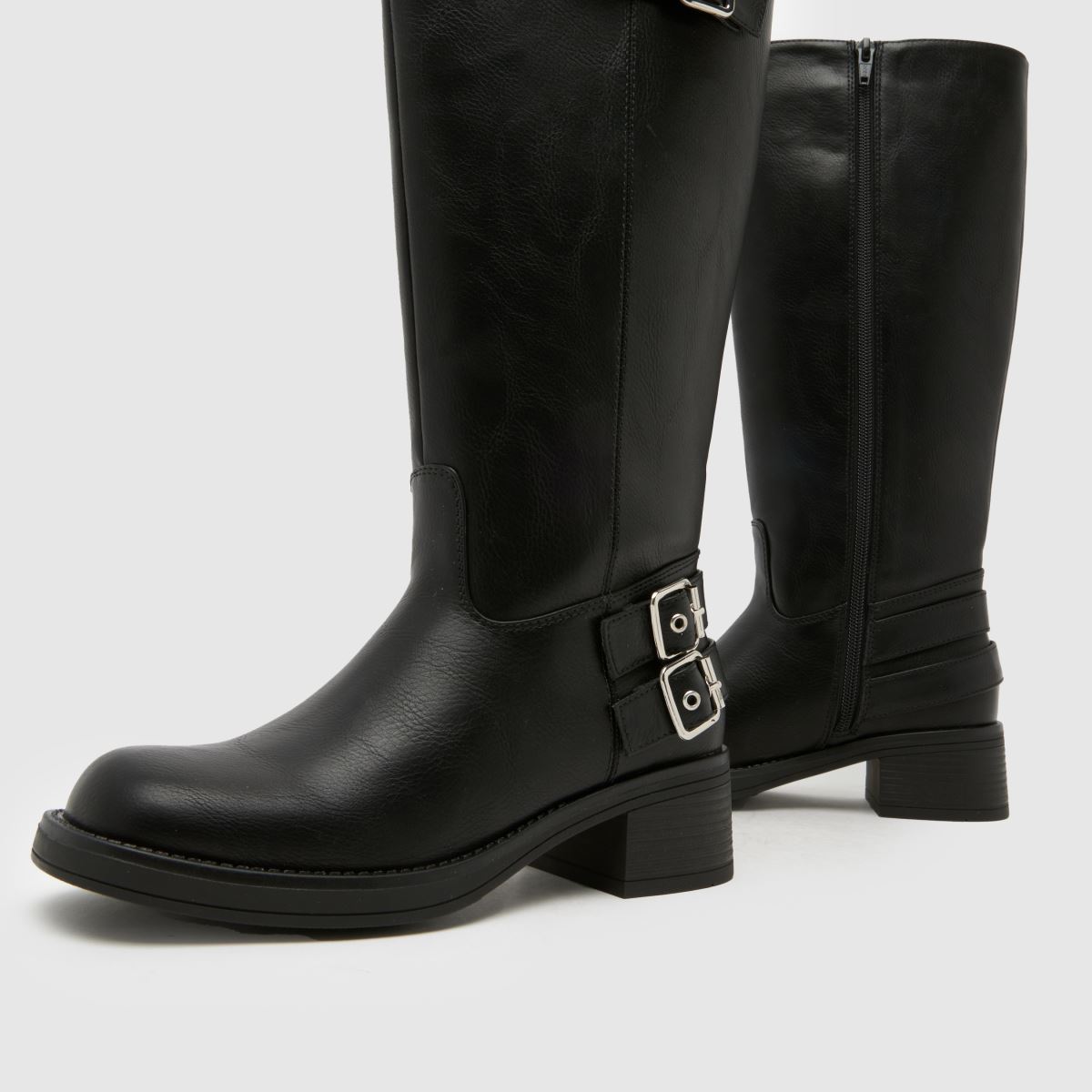 schuh Disk Buckle Biker in Black schuh Disk Buckle Biker 7