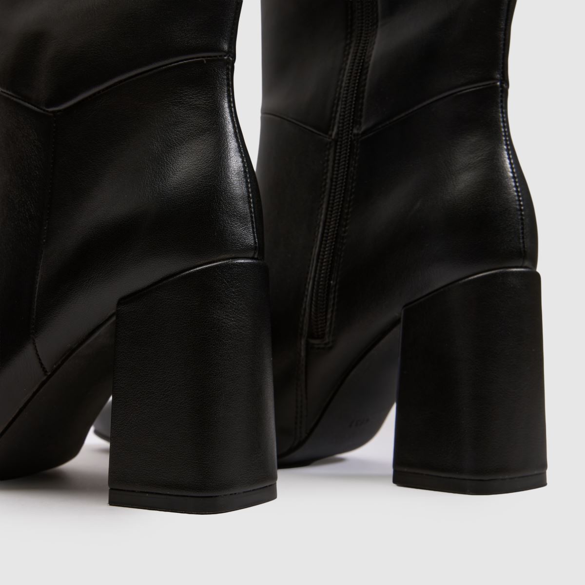 schuh Daphne Square Toe Knee in Black schuh Daphne Square Toe Knee 7