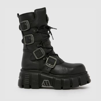 NEW ROCK Black Icon Womens Boots