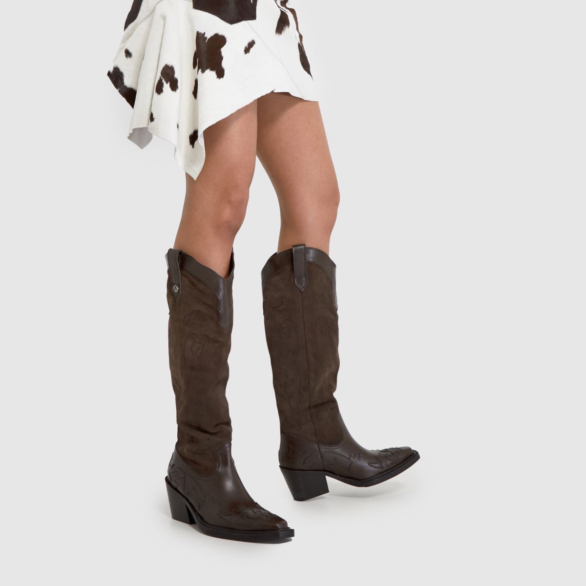 Dora Schuh Knee Boots ASRA Kaja Knee High In Dark Brown