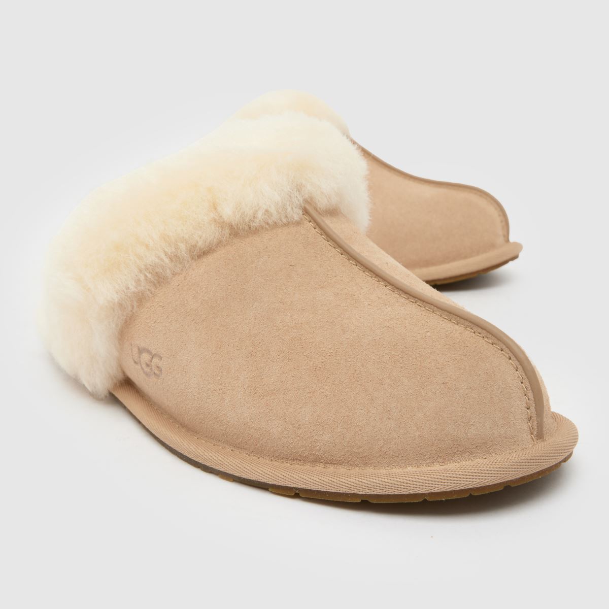 Womens Sand UGG Scuffette II Slippers | schuh