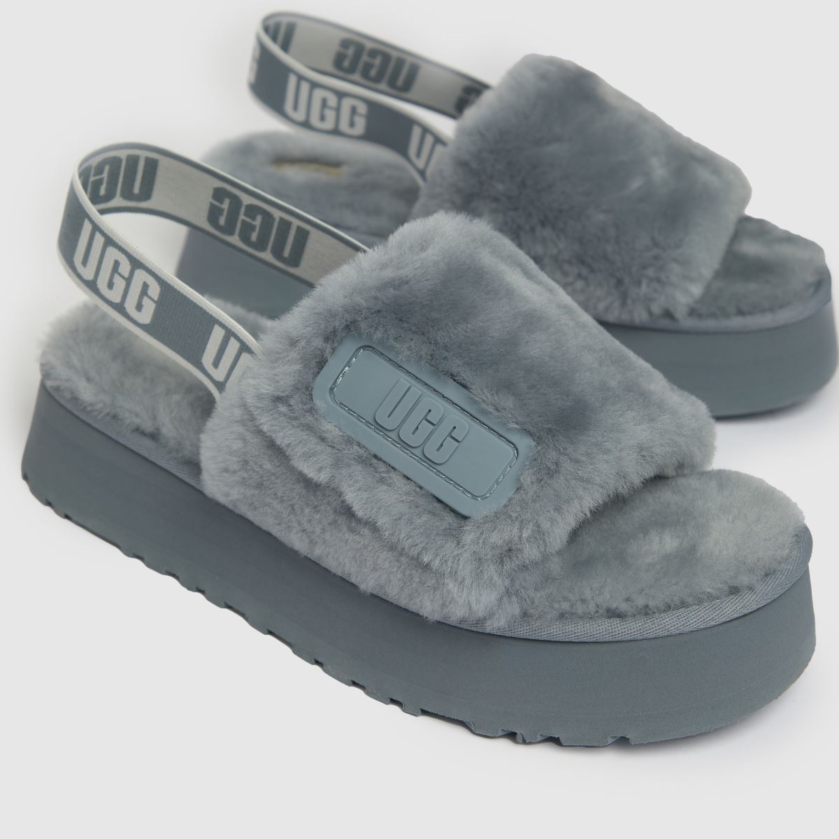 ugg grey slides