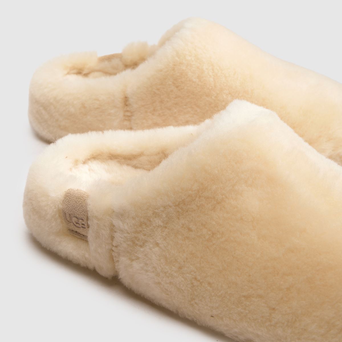 UGG Elea Fluffed Slip-On in Natural UGG Elea Fluffed Slip-On 4