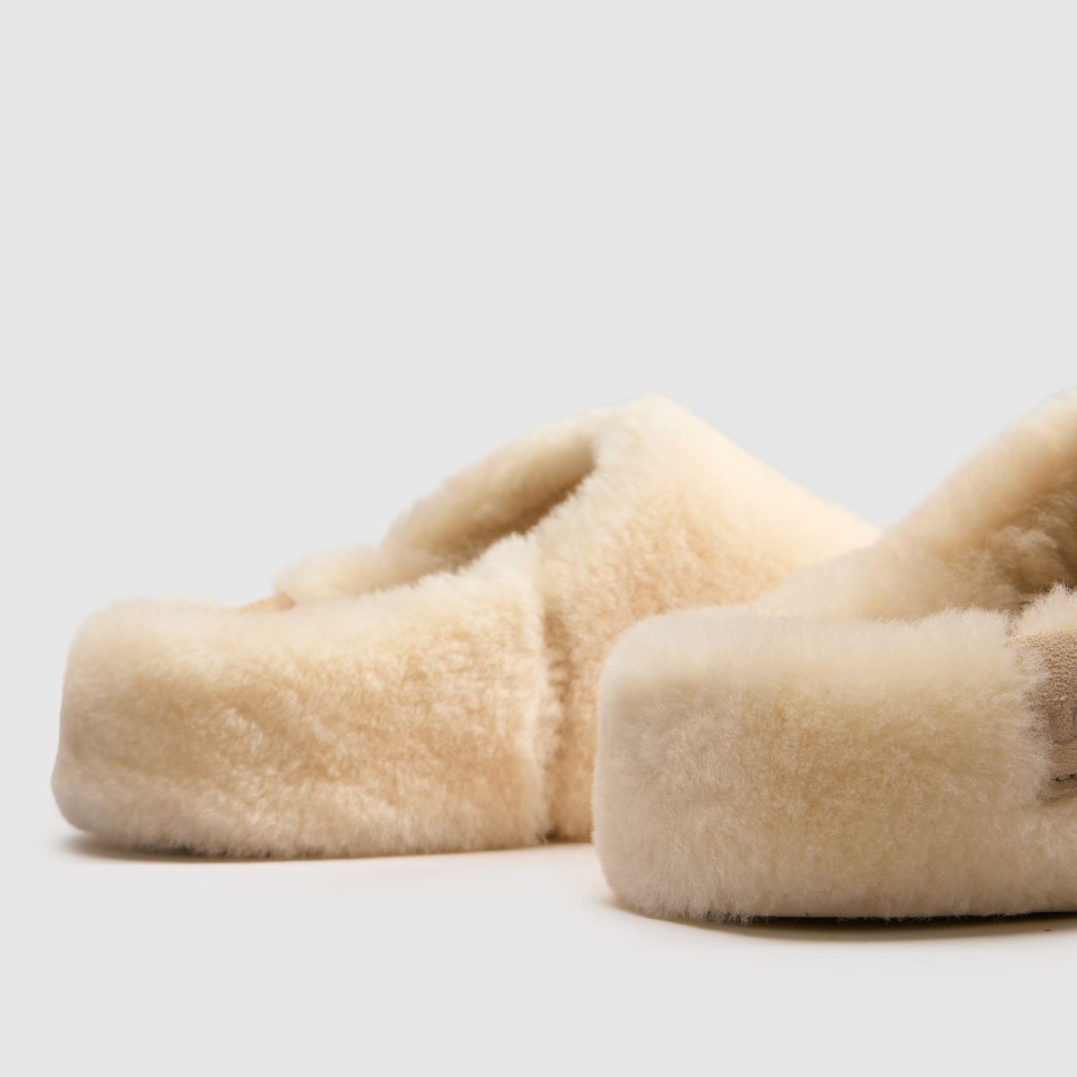 UGG Elea Fluffed Slip-On in Natural UGG Elea Fluffed Slip-On 7