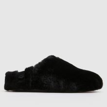 UGG Elea Fluffed Slip-On in Black UGG Elea Fluffed Slip-On,1 of 4