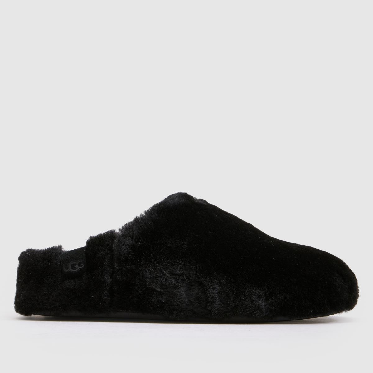 UGG Elea Fluffed Slip-On in Black UGG Elea Fluffed Slip-On