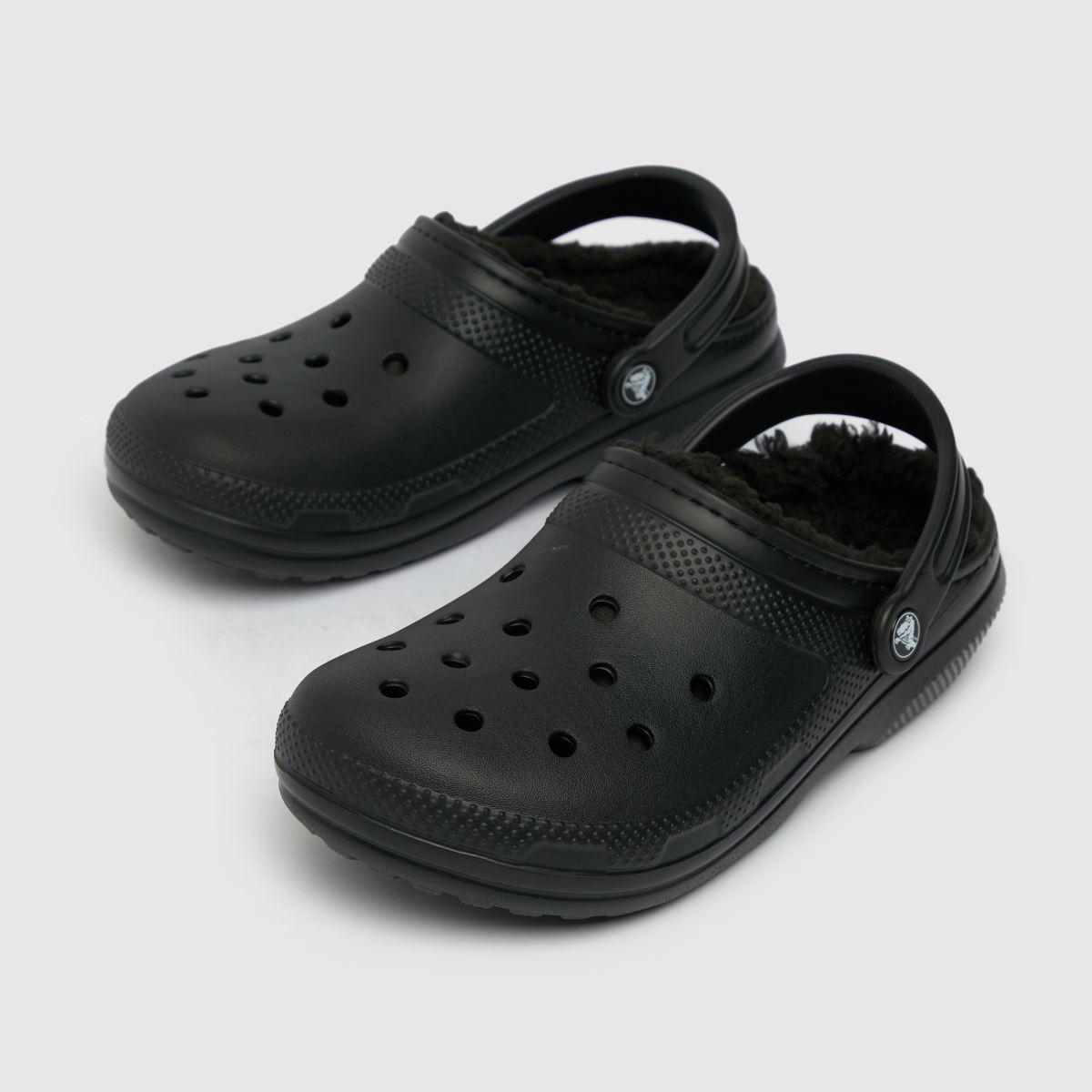 Crocs Classic Lined Clog in Black Crocs Classic Lined Clog 4
