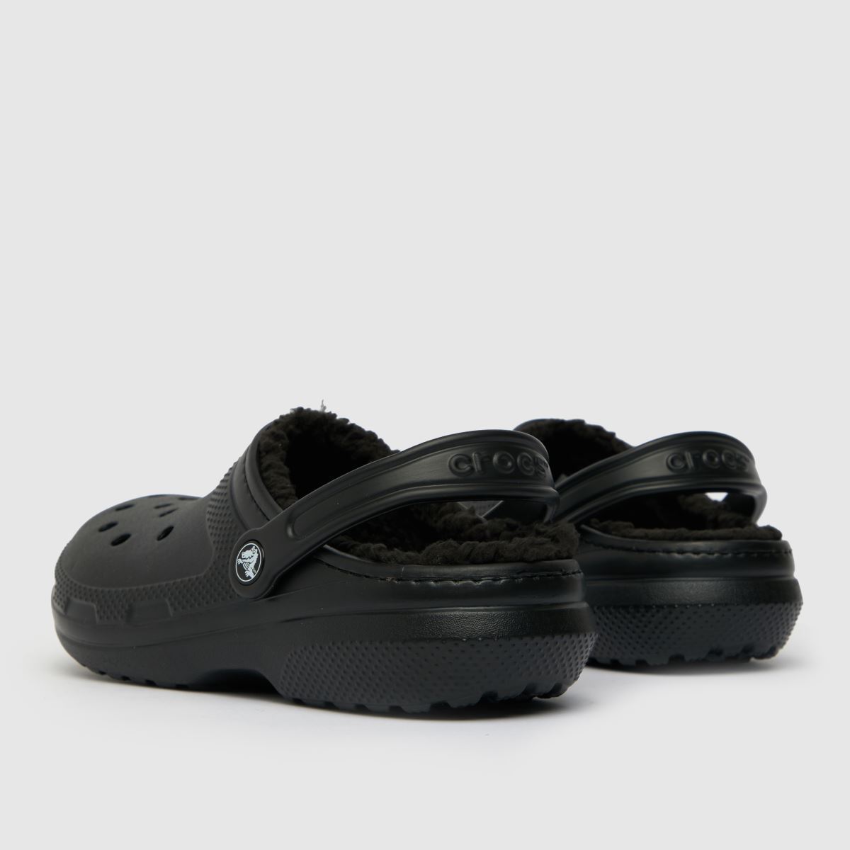 Crocs Classic Lined Clog in Black Crocs Classic Lined Clog 7
