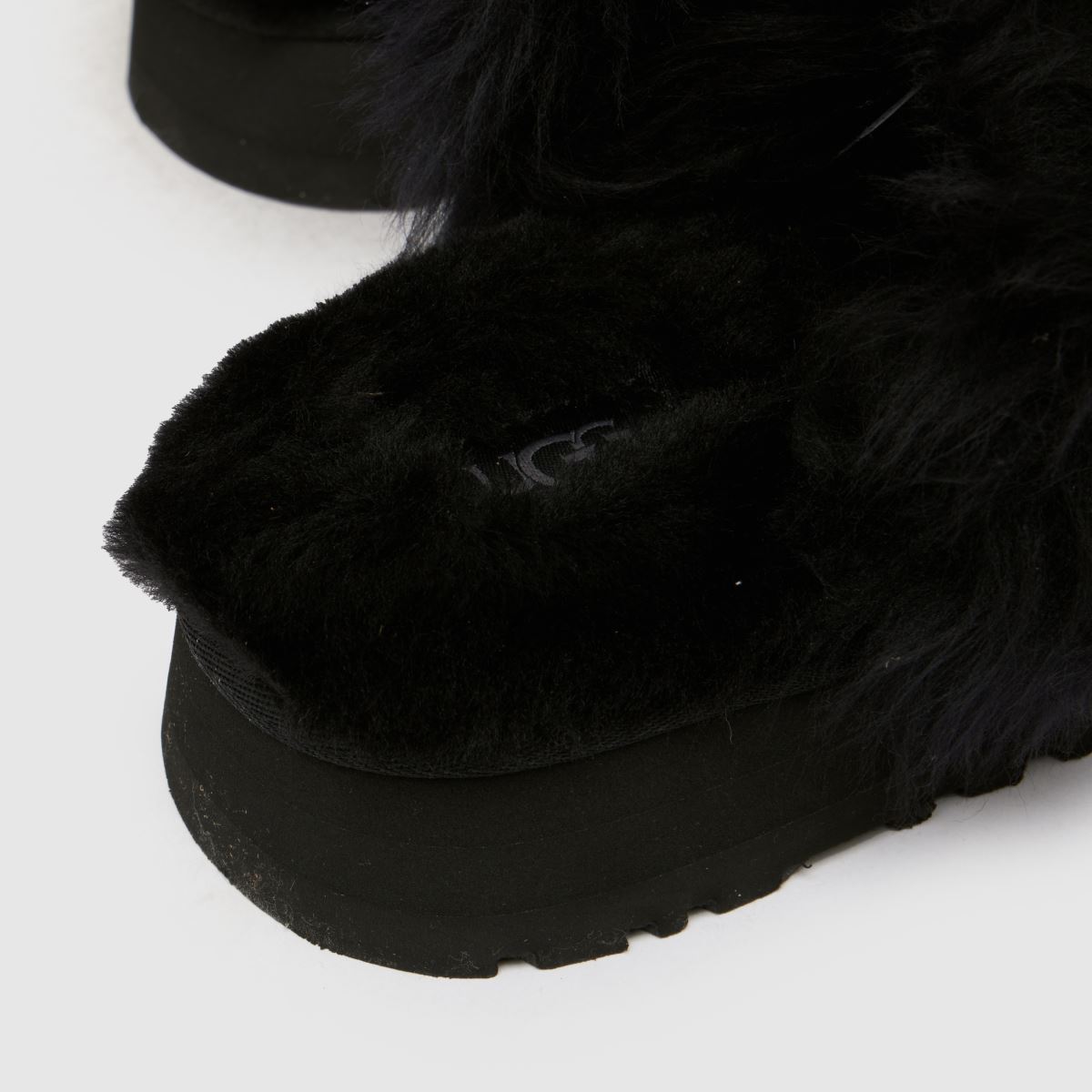 Womens Black UGG Disquette Chalet Slippers | schuh