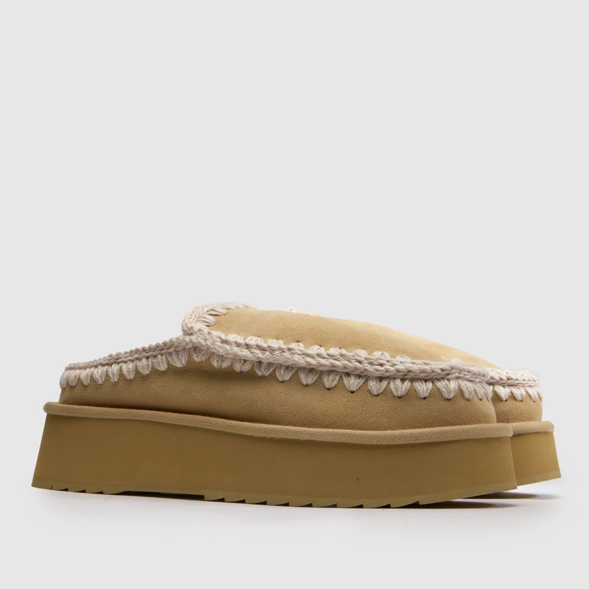 MOU Eskimo Platform Clog in Beige MOU Eskimo Platform Clog 3