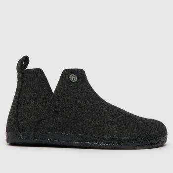 BIRKENSTOCK dark grey andermatt slippers BIRKENSTOCK dark grey andermatt slippers