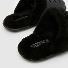 Crocs Classic Fuzz in Black Crocs Classic Fuzz,4 of 4