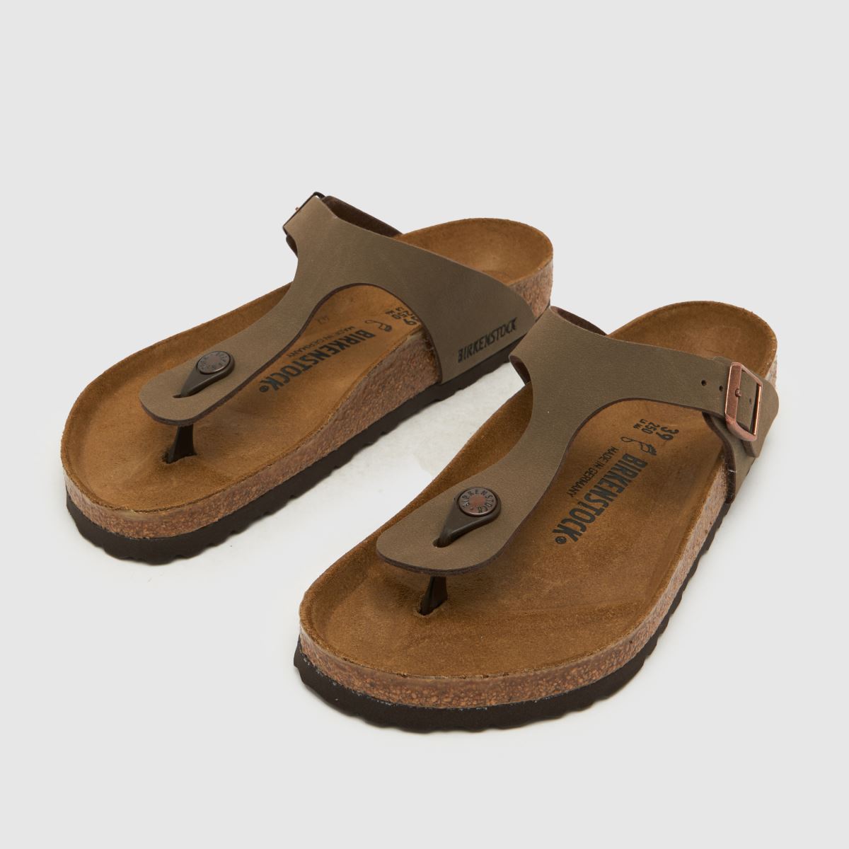 BIRKENSTOCK Gizeh Sandals in Brown