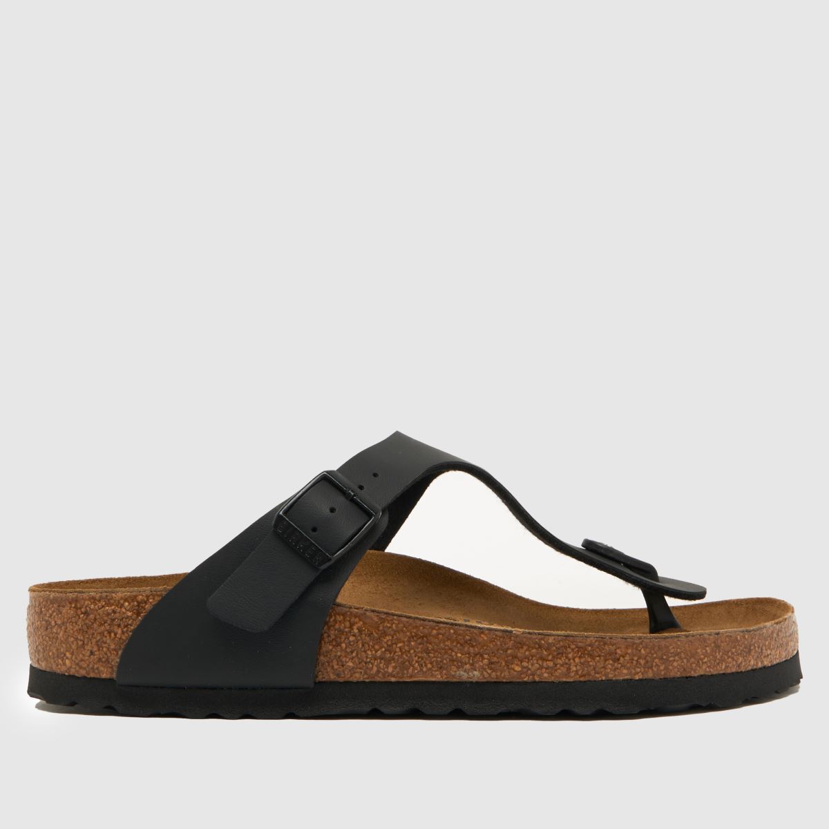 BIRKENSTOCK Women's Gizeh Sandals in Black & Brown, Size: 5