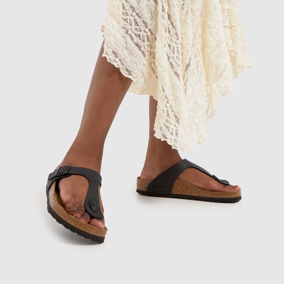 BIRKENSTOCK Gizeh Sandals in Black
