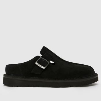Clarks Black Solsbury Mule Womens Sandals