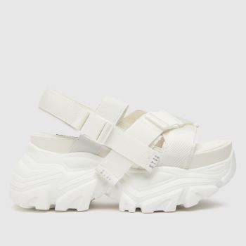 Steve Madden White Voltz Womens Sandals