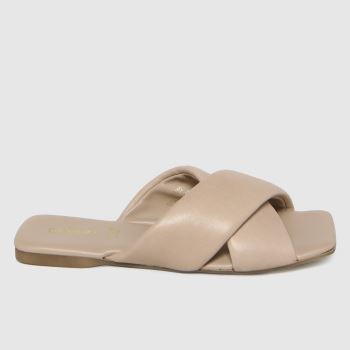 schuh natural tania leather cross strap sandals schuh natural tania leather cross strap sandals