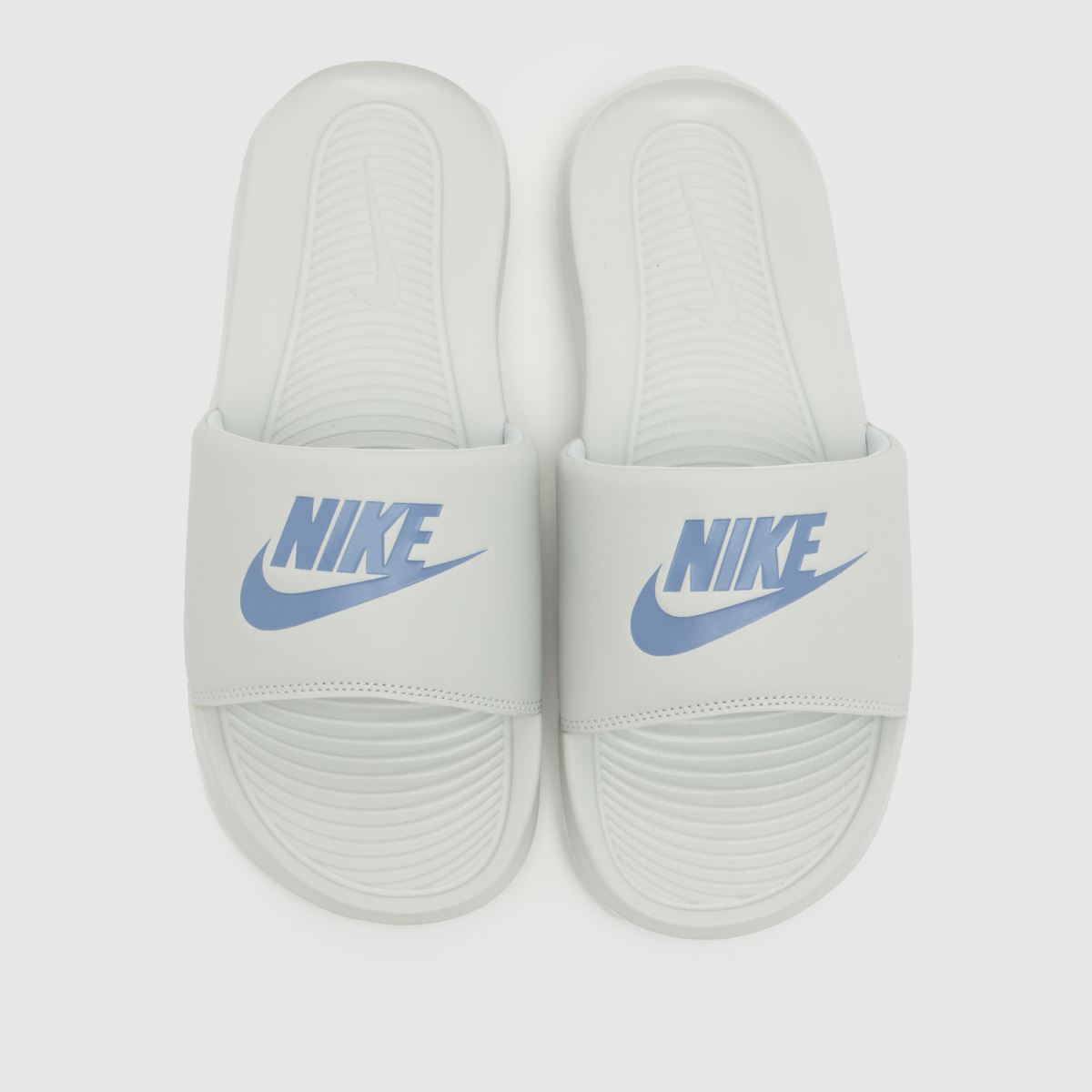Nike Victori One Sandals in Light Grey