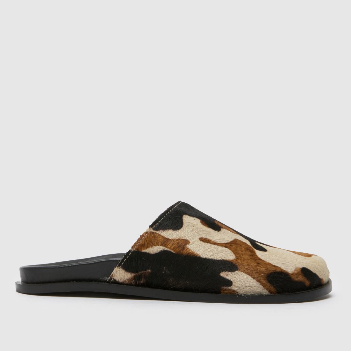 schuh Teale Leather Cow Print 