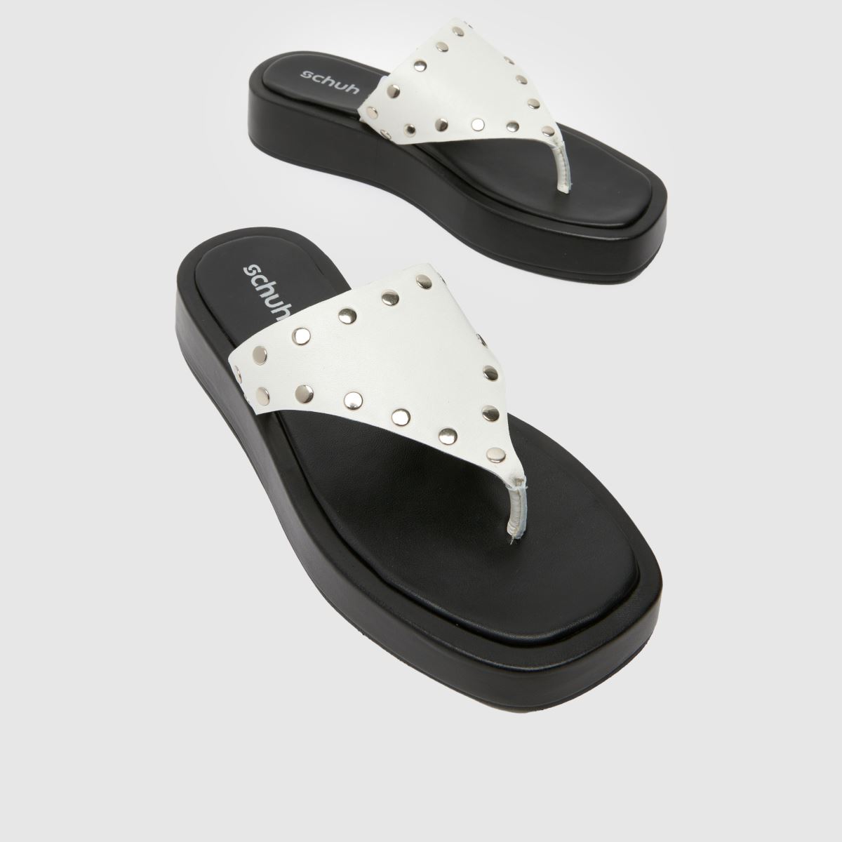 schuh Toryn Platform Flip Flop in White schuh Toryn Platform Flip Flop 4