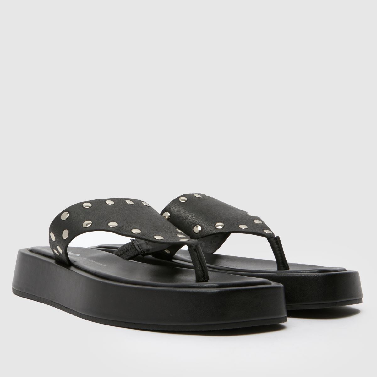 Damen schuh Schwarz Toryn Platform Toe Post Sandalen schuh Toryn Platform Toe Post 3