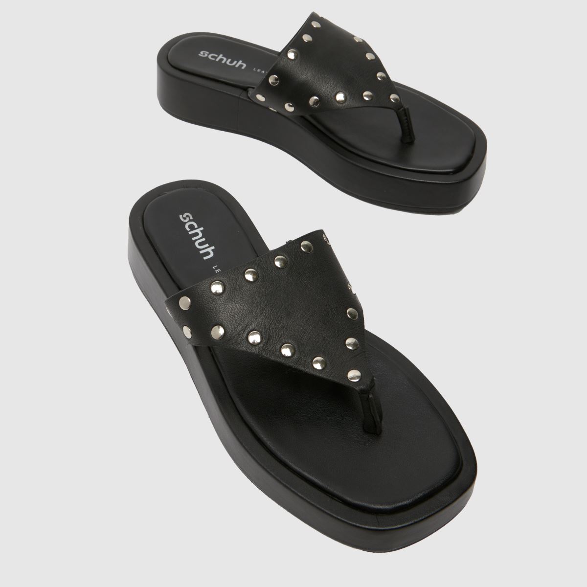Damen schuh Schwarz Toryn Platform Toe Post Sandalen schuh Toryn Platform Toe Post 4