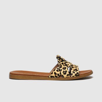 schuh beige & brown geneva sandals schuh beige & brown geneva sandals