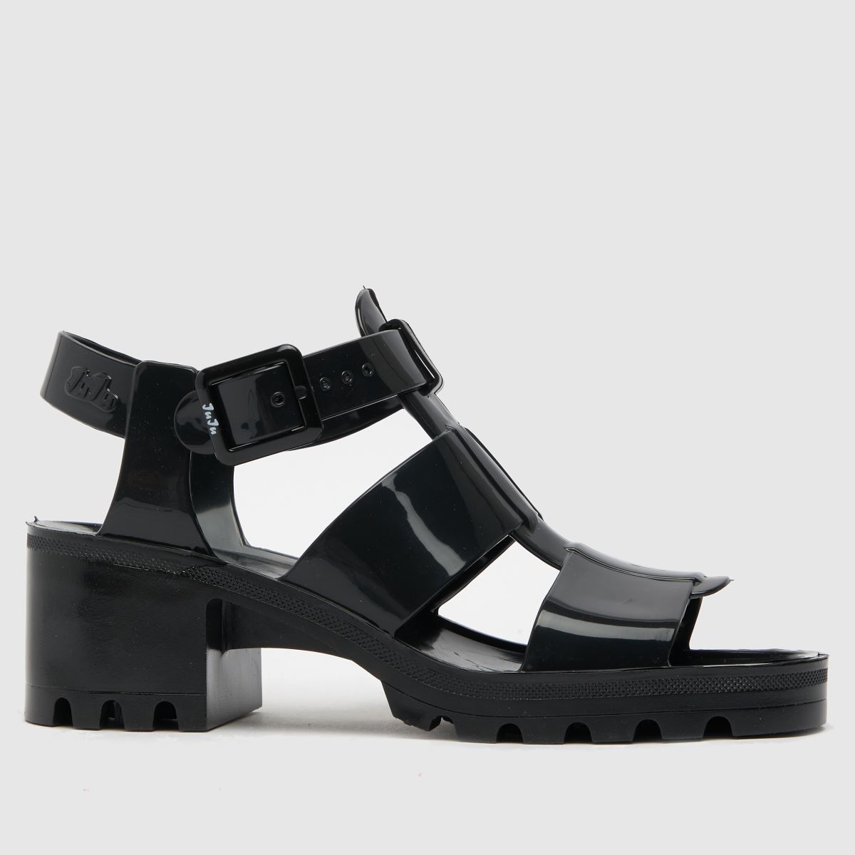 Womens Black JUJU JELLIES Kyra Sandals schuh