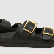 Damen schuh Schwarz Trish Buckle Footbed Sandalen schuh Trish Buckle Footbed,4 von 4