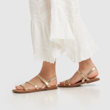 TOMS Kira Strappy in Gold TOMS Kira Strappy,2 of 4