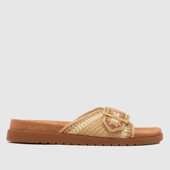 TOMS Beige Multi Marin Slide Damen Sandalen