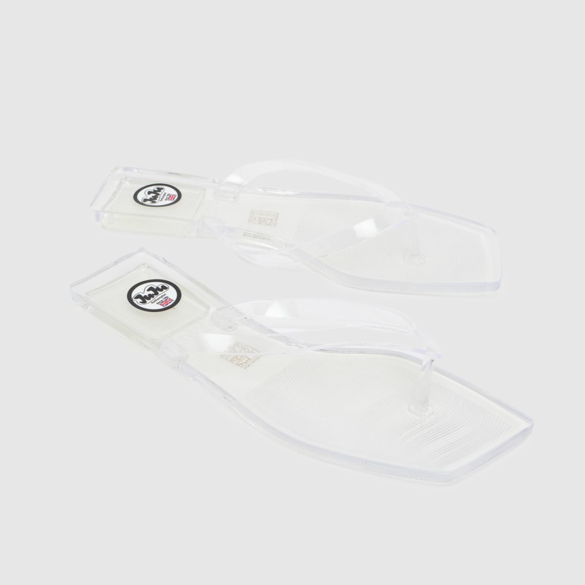 JUJU JELLIES Nikki Flip in Clear JUJU JELLIES Nikki Flip 4