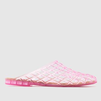 JUJU JELLIES Pale Pink Dani Mule Womens Sandals