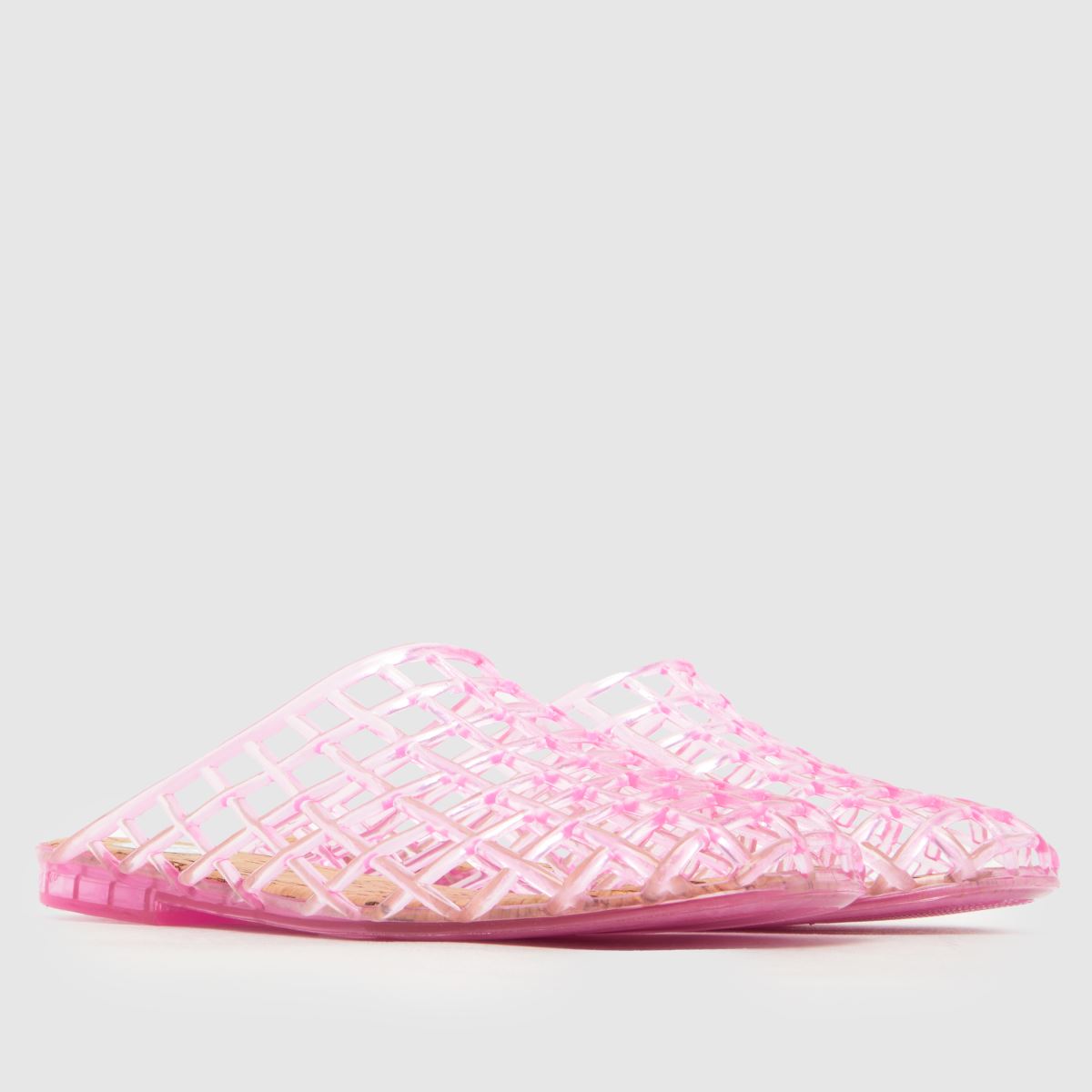 JUJU JELLIES Dani Mule in Pale Pink JUJU JELLIES Dani Mule 3