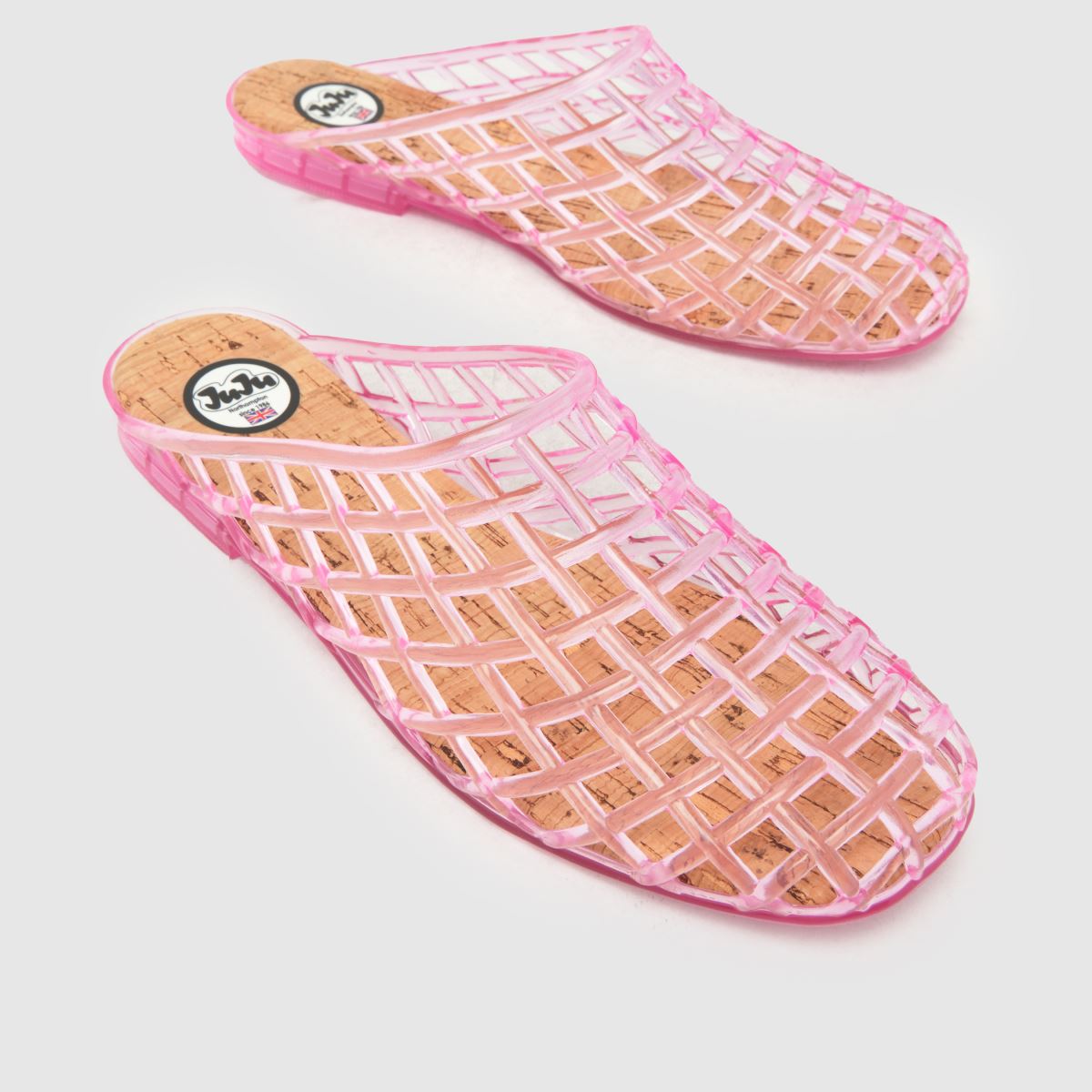 ＪUＪU Womens Pale Pink JUJU JELLIES Dani Mule Sandals | schuh