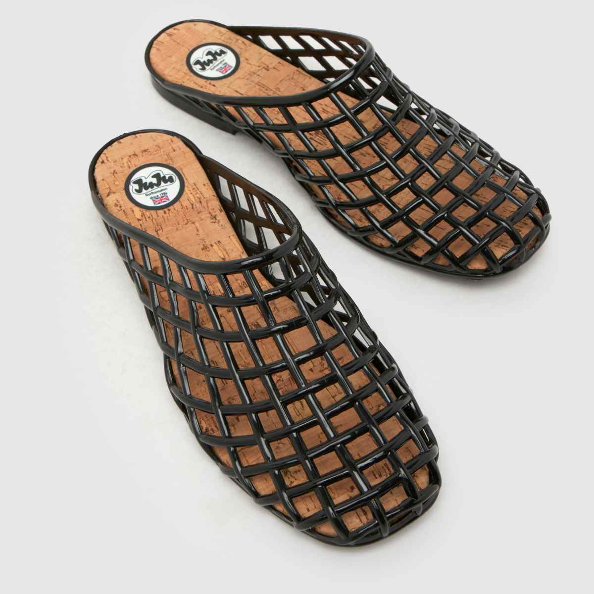 Womens Black JUJU JELLIES Dani Mule Sandals | schuh